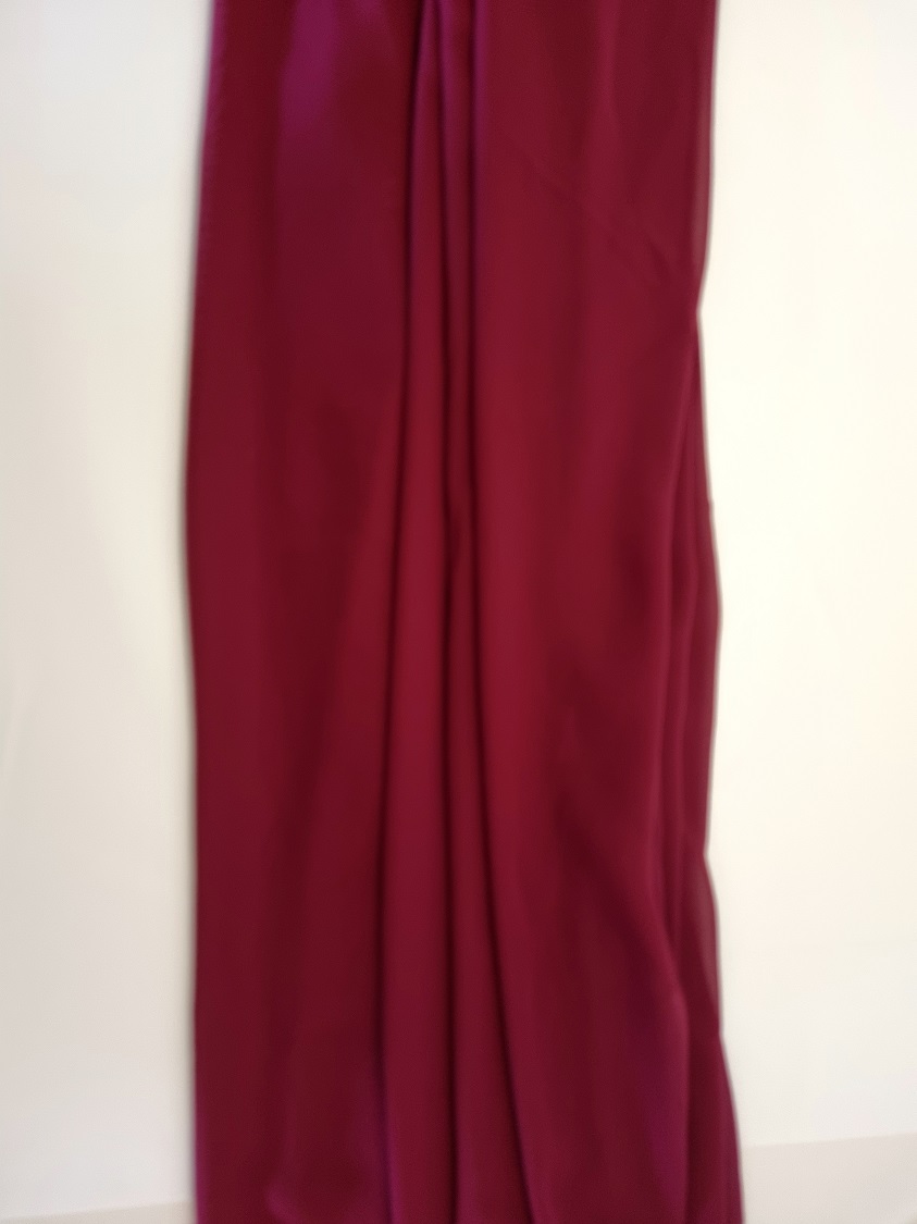 Draping Fabric Burgundy Georgette