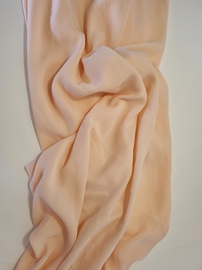 Draping Fabric Georgette   Peach